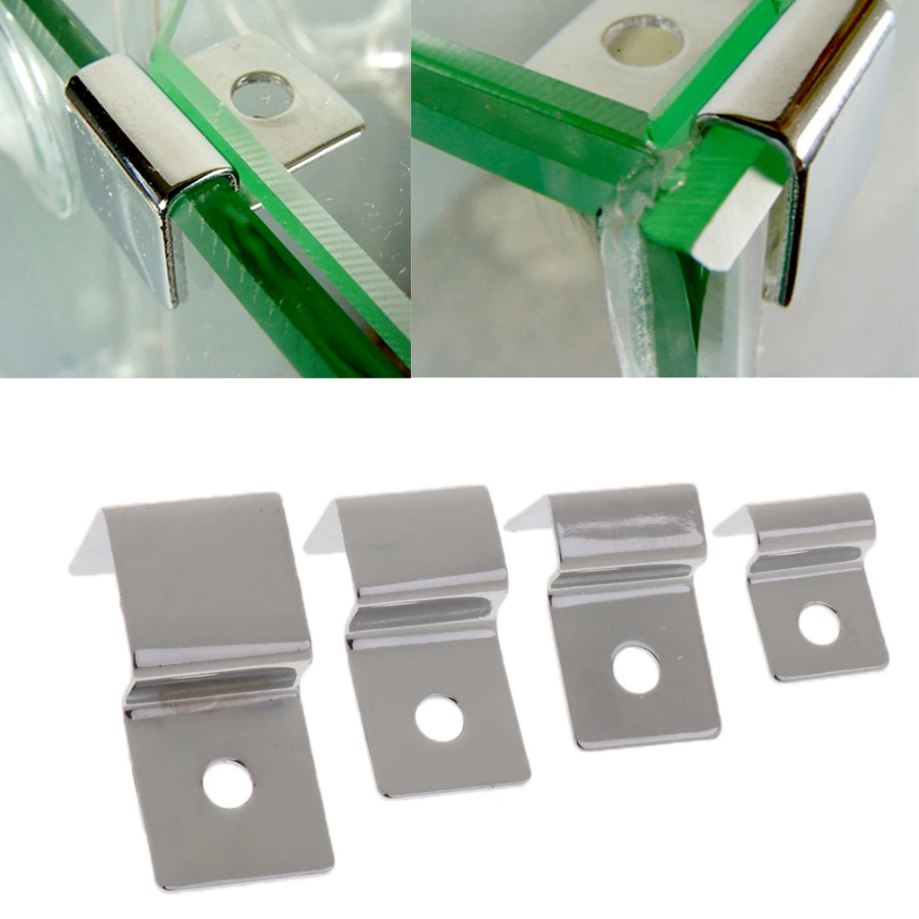 4pcs Aquarium Glass Cover Support Fish Tank Lid Cover Bracket Holder Stainless Steel Clip Support 4-Pack - 5/8/12/19mm
4pcs Aquarium Glass Cover Support Fish Tank Lid Cover Bracket Holder Stainless Steel Clip Support 4-Pack - 5/8/12/19mm