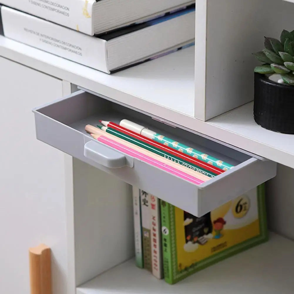 New Hidden Paste Storage Box Punch-free Bottom Drawer Storage Saver Space Desk Storage Student Box Hidden Desk Box Box Desk N2A2
New Hidden Paste Storage Box Punch-free Bottom Drawer Storage Saver Space Desk Storage Student Box Hidden Desk Box Box Desk N2A2