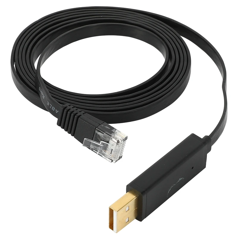 Консольный кабель Jasoz USB/RJ45, кабель для ввода в эксплуатацию, USB/RJ45, луженая медь, USB/RJ45, чип для компьютеров, 1,5 м
Консольный кабель Jasoz USB/RJ45, кабель для ввода в эксплуатацию, USB/RJ45, луженая медь, USB/RJ45, чип для компьютеров, 1,5 м