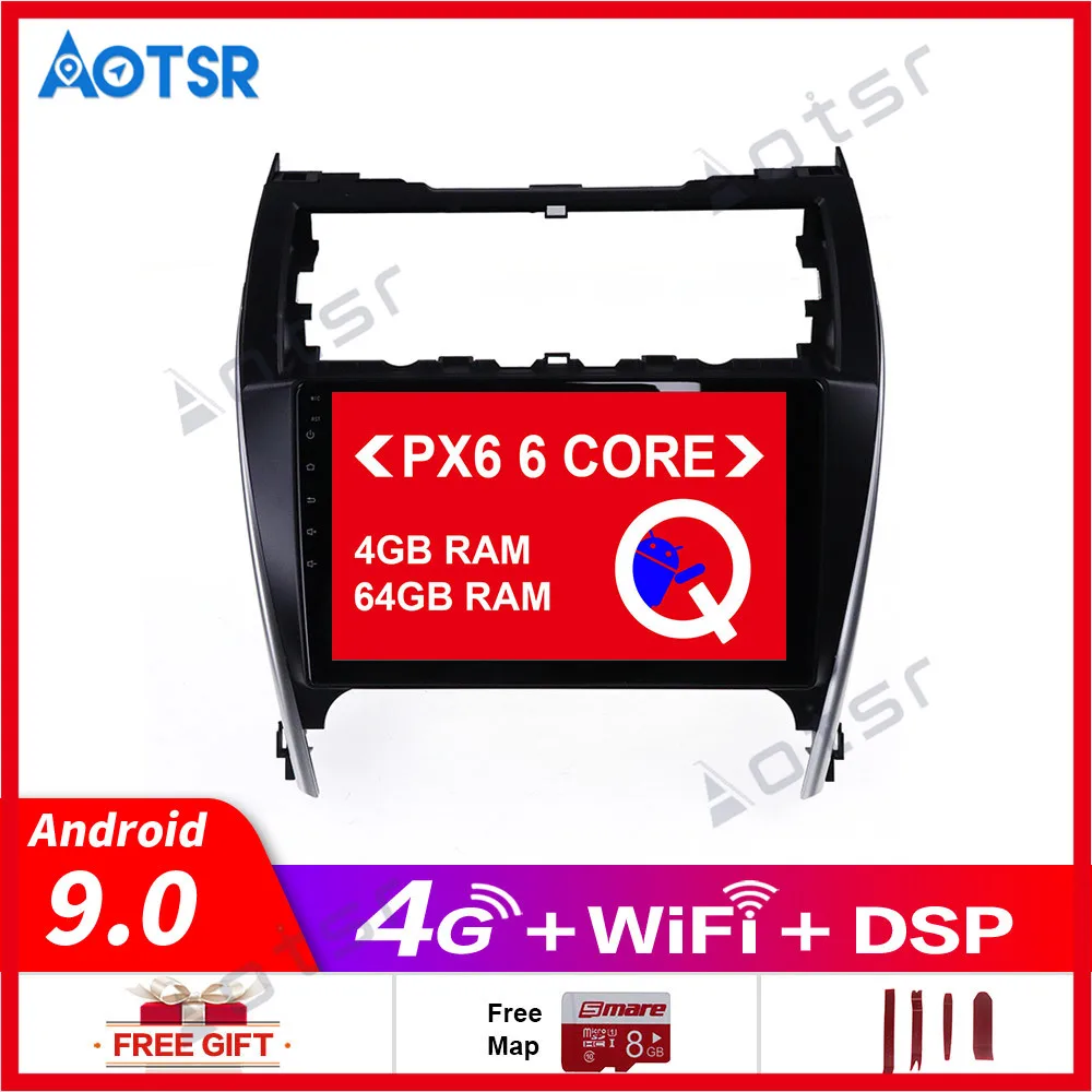 Android10.0 Автомобильный мультимедийный GPS-навигатор, радио-плеер для Toyota Camry 2012-2017, Автомобильный плеер, GPS-навигация, головное устройство, аудио...
Android10.0 Автомобильный мультимедийный GPS-навигатор, радио-плеер для Toyota Camry 2012-2017, Автомобильный плеер, GPS-навигация, головное устройство, аудио...