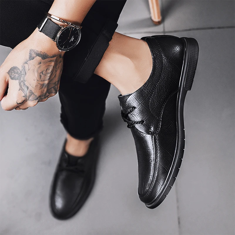 Men Casual Flat Shoes Mens Shoes Casual Black Leather Men Sport Loafers Sneaker 2020 Man For Hot Sale Shoe Causal Fashion
Men Casual Flat Shoes Mens Shoes Casual Black Leather Men Sport Loafers Sneaker 2020 Man For Hot Sale Shoe Causal Fashion