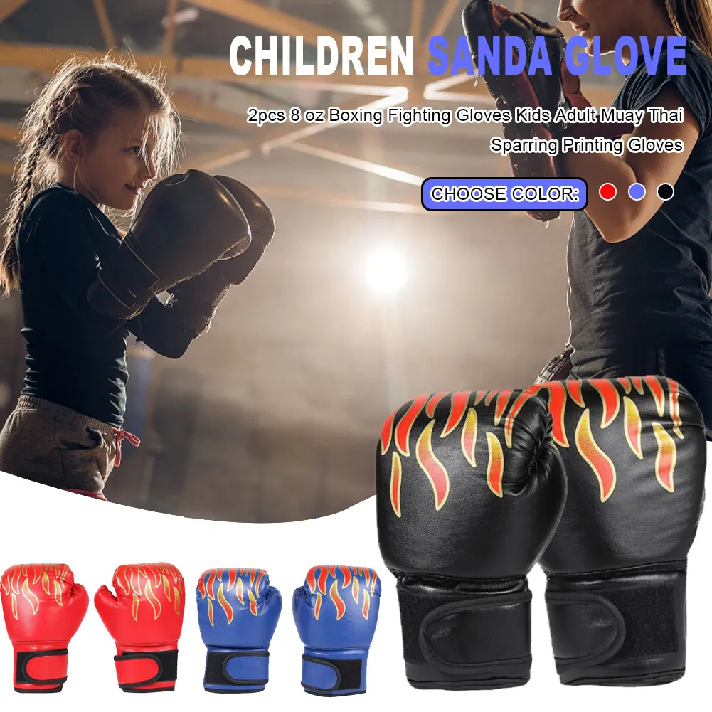 1 Pair Kids Children Boxing Gloves Professional Flame Mesh Breathable PU Leather Flame Gloves Sanda Boxing Training Glove
1 Pair Kids Children Boxing Gloves Professional Flame Mesh Breathable PU Leather Flame Gloves Sanda Boxing Training Glove