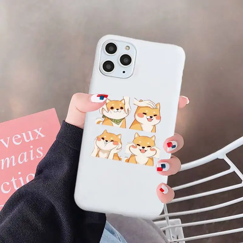 Cartoon Corgi Phone Case White Candy Color for iPhone 6 7 8 11 12 s mini pro X XS XR MAX Plus
Cartoon Corgi Phone Case White Candy Color for iPhone 6 7 8 11 12 s mini pro X XS XR MAX Plus