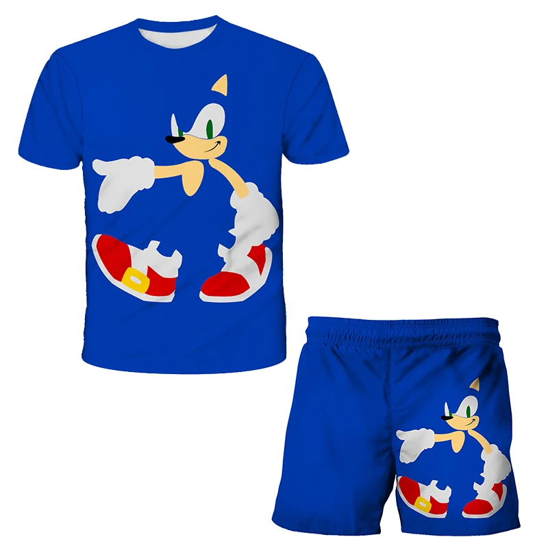 Super Sonic Cartoon Print T shirt Sets Children Harajuku T-shirts Kids Anime Summer Funny Tees Boys Girls Tops Baby Clothing
Super Sonic Cartoon Print T shirt Sets Children Harajuku T-shirts Kids Anime Summer Funny Tees Boys Girls Tops Baby Clothing