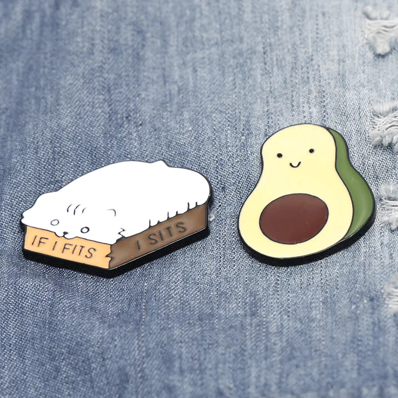 1 piec simple cartoon badge avocado bread brooch, exquisite and cute fashion brooch sweater coat backpack decoration lapel pin
1 piec simple cartoon badge avocado bread brooch, exquisite and cute fashion brooch sweater coat backpack decoration lapel pin