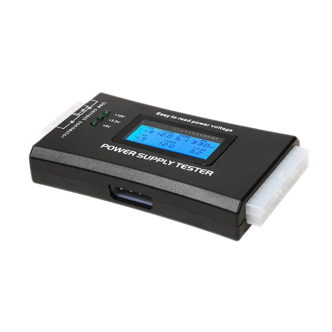PC Computer ATX Power Supply DC Digital Electric Voltmeter 12v Volt Meter Voltage Tester Detector Tool | Инструменты