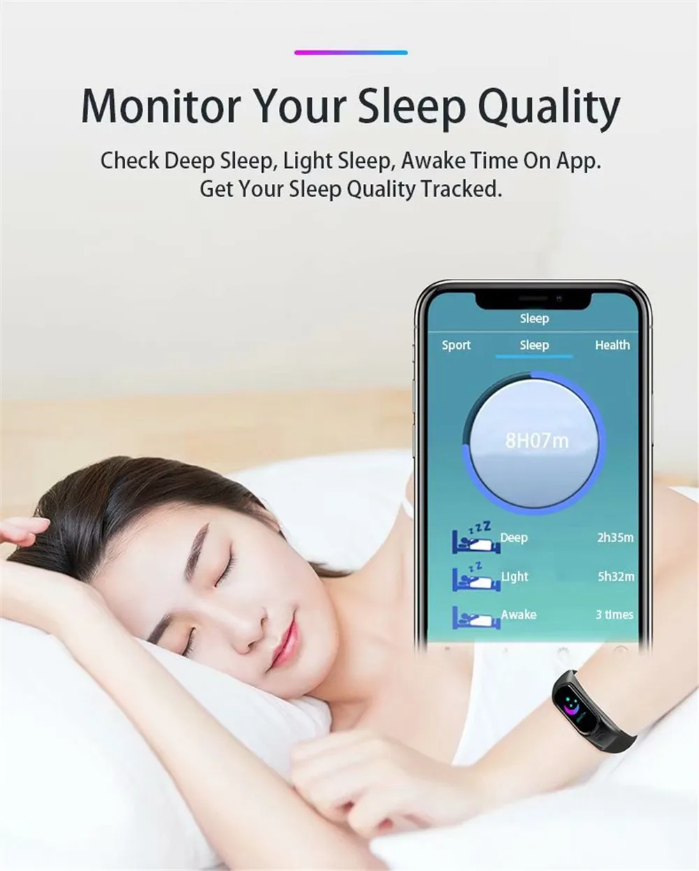 Smart Bracelet 2IN1 Headphones Bluetooth Earphones Watch Pedometer Smart Band Blood Pressure Heart Rate Oxygen Fitness Tracker
Smart Bracelet 2IN1 Headphones Bluetooth Earphones Watch Pedometer Smart Band Blood Pressure Heart Rate Oxygen Fitness Tracker