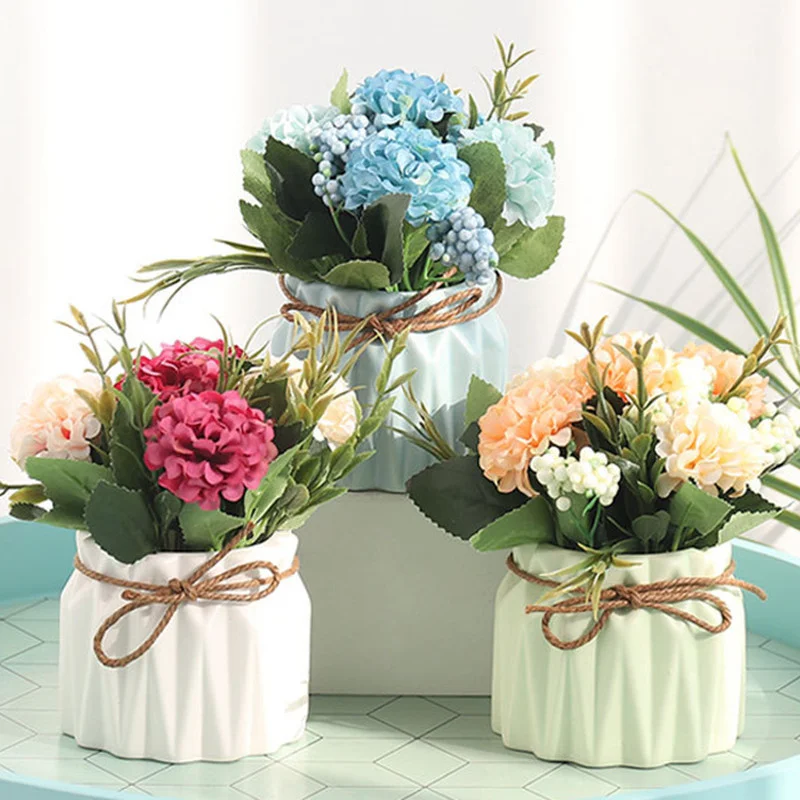 Simulated Hydrangea Plant Potted Home Decoration Simulated Plant Creative Desktop Hydrangea Artificial Decoration Gift
Simulated Hydrangea Plant Potted Home Decoration Simulated Plant Creative Desktop Hydrangea Artificial Decoration Gift