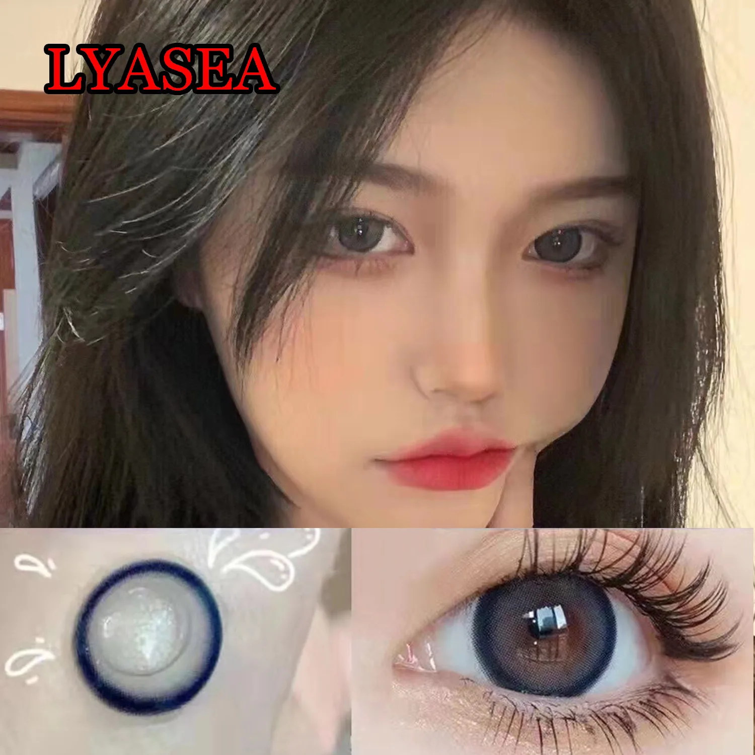 Hotsale 1 Year Use Dolly 14.50mm Color Contact Lens Women Men Soft Glasses with Prescription Lyasea Blue
Hotsale 1 Year Use Dolly 14.50mm Color Contact Lens Women Men Soft Glasses with Prescription Lyasea Blue