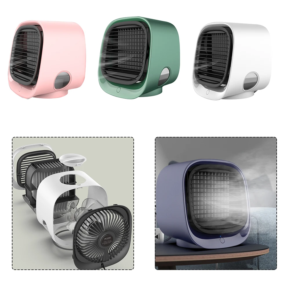 New Air Conditioner Multifunction Humidifier Purifier Desktop Air Cooler Fan Home 5V USB Air Conditioner Fan With Water Tank
New Air Conditioner Multifunction Humidifier Purifier Desktop Air Cooler Fan Home 5V USB Air Conditioner Fan With Water Tank