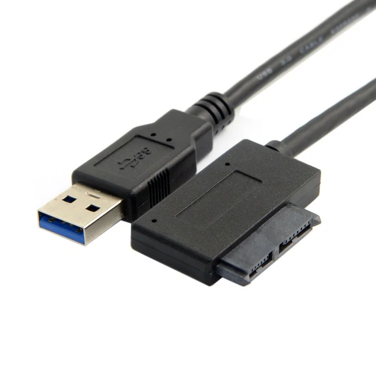 USB 3.0 to 7+6 13pin Slimline Sata Adapter Cable for Laptop CD DVD Rom Optical Drive
USB 3.0 to 7+6 13pin Slimline Sata Adapter Cable for Laptop CD DVD Rom Optical Drive