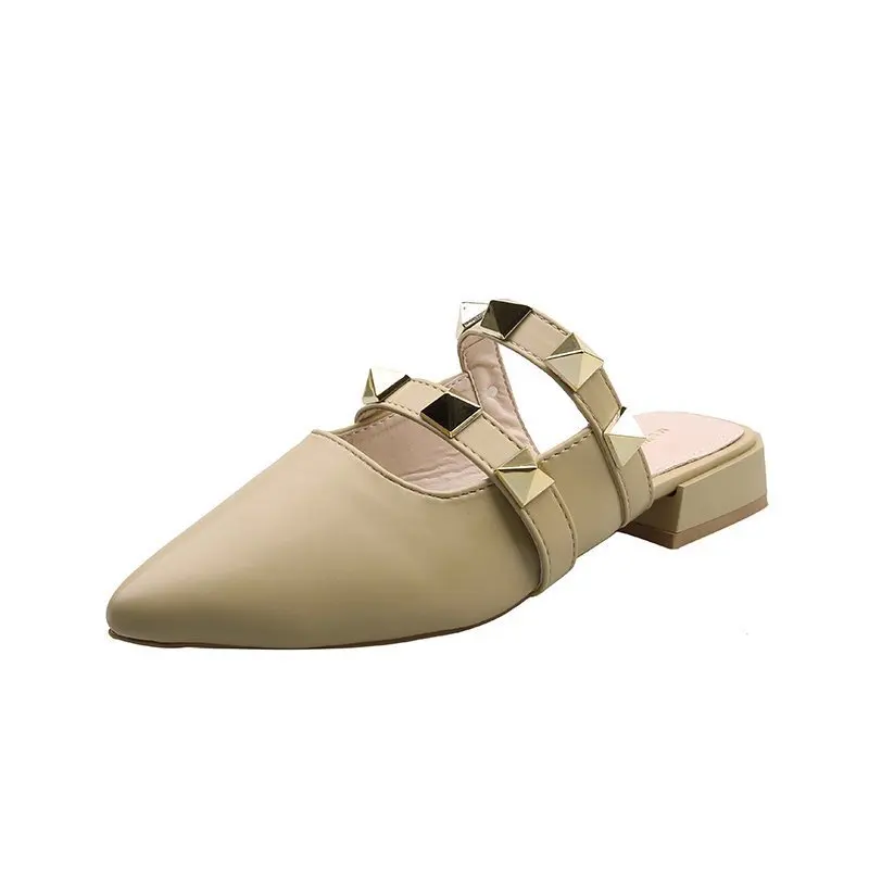 Shoes Woman 2021 Cover Toe Slippers Casual Pantofle Low Rivet Pointed Luxury New Flat Basic Rubber Fashion Rome Fabric Slides Ho
Shoes Woman 2021 Cover Toe Slippers Casual Pantofle Low Rivet Pointed Luxury New Flat Basic Rubber Fashion Rome Fabric Slides Ho