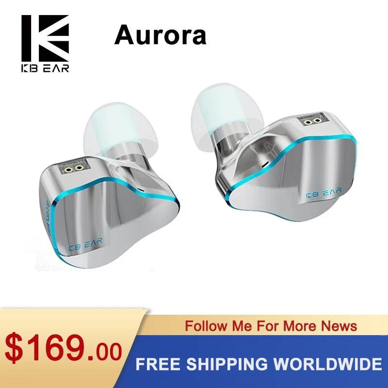 KBEAR Aurora Single Dynamic HiFi Earphone In-ear Monitor Magnetic Nano Titanium Plated Diaphragm Earbuds Headset i3pro Headphone
KBEAR Aurora Single Dynamic HiFi Earphone In-ear Monitor Magnetic Nano Titanium Plated Diaphragm Earbuds Headset i3pro Headphone