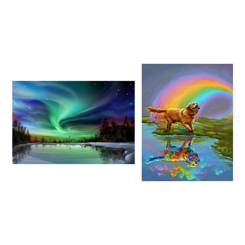 Full Drill DIY Diamond Painting Aurora & Round Diamond Full Diamond Diamond Painting Set Golden Retriever Rainbow
Full Drill DIY Diamond Painting Aurora & Round Diamond Full Diamond Diamond Painting Set Golden Retriever Rainbow