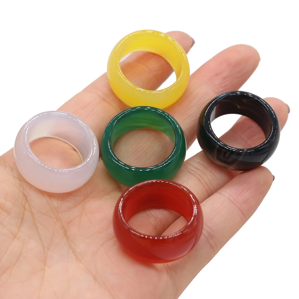 Wholesale New Fashion Multicolor Natural Stone Ring for Women Men Charm Round Agates Onyx Finger Rings Jewelry High Quality
Wholesale New Fashion Multicolor Natural Stone Ring for Women Men Charm Round Agates Onyx Finger Rings Jewelry High Quality