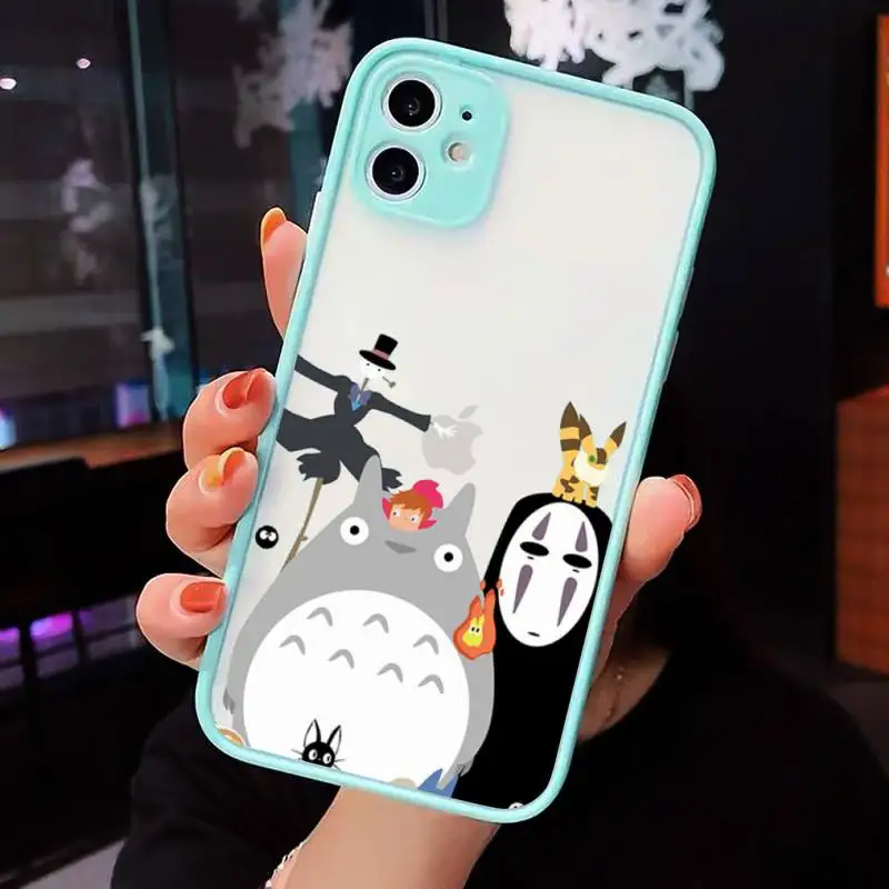 Cartoon Ghibli Miyazaki Totoro Phone Cases matte transparent For iphone 7 8 11 12 plus mini x xs xr pro max cover
Cartoon Ghibli Miyazaki Totoro Phone Cases matte transparent For iphone 7 8 11 12 plus mini x xs xr pro max cover