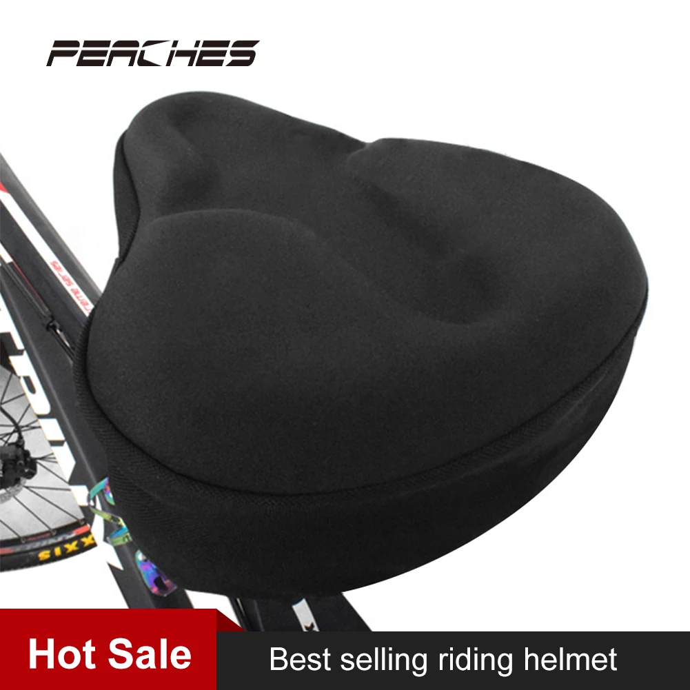 Outdoor Bicycle Seat Cover 3D Saddle Thick Breathable Soft Bicycle Cushion Silicone Sponge Gel MTB Bike Seat Bicycle Accessories
Outdoor Bicycle Seat Cover 3D Saddle Thick Breathable Soft Bicycle Cushion Silicone Sponge Gel MTB Bike Seat Bicycle Accessories