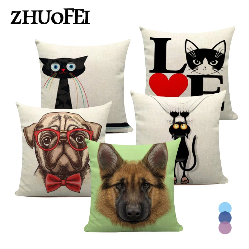 Home Decor Cat Print Cushion Cover Lovely Pillowslip Living Room Throw Pillow Cover Dog Pattern Pillowcase Linen Pillow Cover
Home Decor Cat Print Cushion Cover Lovely Pillowslip Living Room Throw Pillow Cover Dog Pattern Pillowcase Linen Pillow Cover