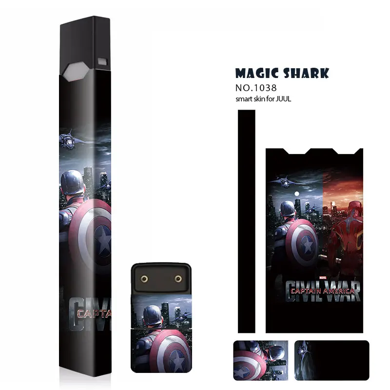 Magic Shark Stereo Sticker for Juul Electronic Cigarette Film Sticker Printing Label Skin for Juul
Magic Shark Stereo Sticker for Juul Electronic Cigarette Film Sticker Printing Label Skin for Juul