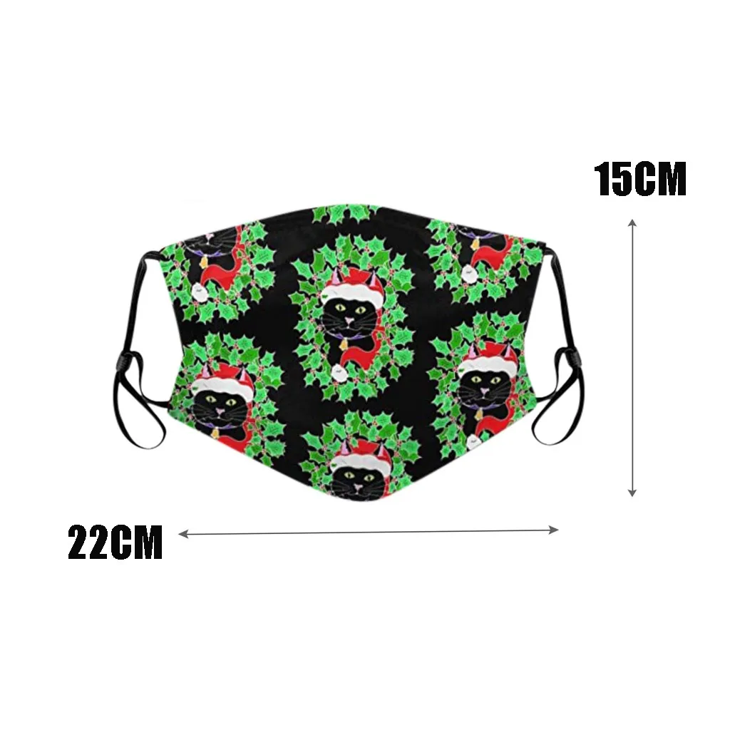 Adult Facemask Washable Proof Protect Face Mouth Cover Mask Christmas Printed Face Mask Outdoor Cycling Sports Mask with Filters 
Adult Facemask Washable Proof Protect Face Mouth Cover Mask Christmas Printed Face Mask Outdoor Cycling Sports Mask with Filters