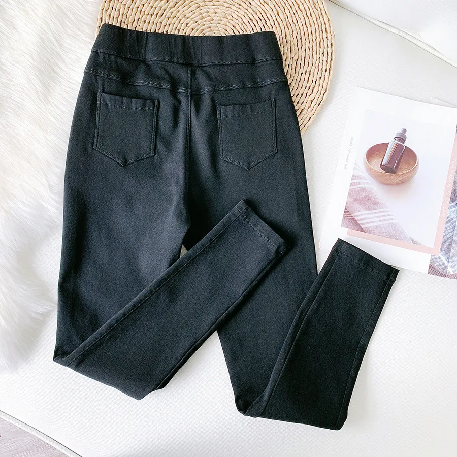 Leggins Mujer High-waisted Leggings Women Outer Wear Autumn Winter Black All-match Thin and Velvet Nine-point Pencil Pants Women
Leggins Mujer High-waisted Leggings Women Outer Wear Autumn Winter Black All-match Thin and Velvet Nine-point Pencil Pants Women