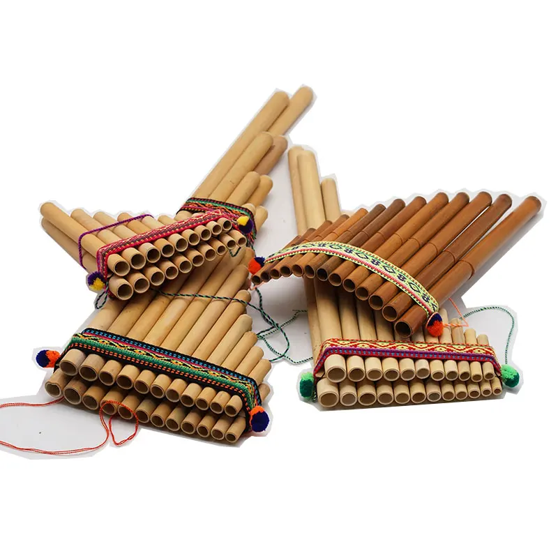 Indian Panpipe Panflute Peruvian 23/19/13 Tone Single Double Row Inca Ethnic South Amrican Musical Instrument 1pc
Indian Panpipe Panflute Peruvian 23/19/13 Tone Single Double Row Inca Ethnic South Amrican Musical Instrument 1pc