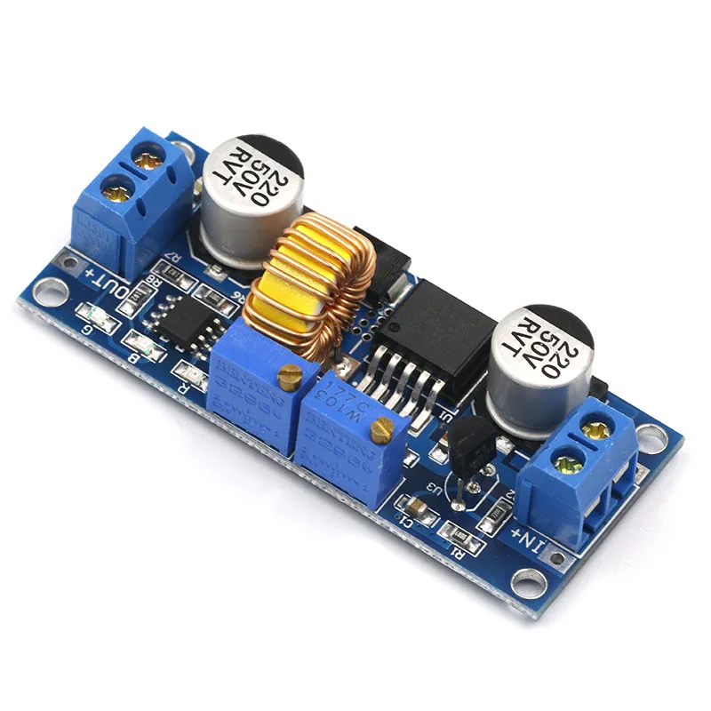 CC/CV 5A Lithium Charger Board XL4015 Adjustable 6-38V To 1.25-36V DC Step Down Power Supply Buck Module
CC/CV 5A Lithium Charger Board XL4015 Adjustable 6-38V To 1.25-36V DC Step Down Power Supply Buck Module