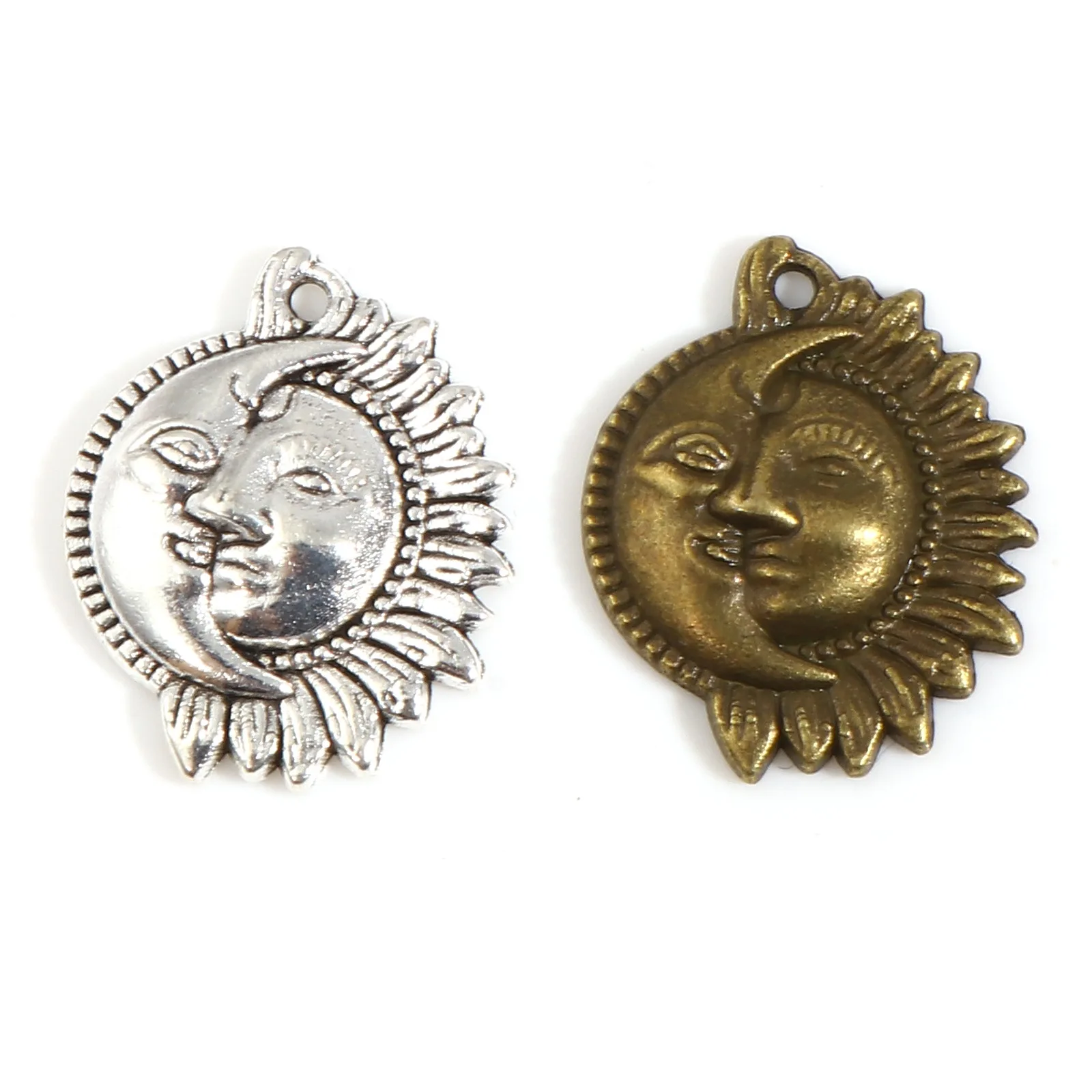 Vintage Galaxy Charms Sun Multicolor Moon Face Metal Pendants DIY Making Necklace Earrings Jewelry Findings 20mm x 16mm,20PCs
Vintage Galaxy Charms Sun Multicolor Moon Face Metal Pendants DIY Making Necklace Earrings Jewelry Findings 20mm x 16mm,20PCs