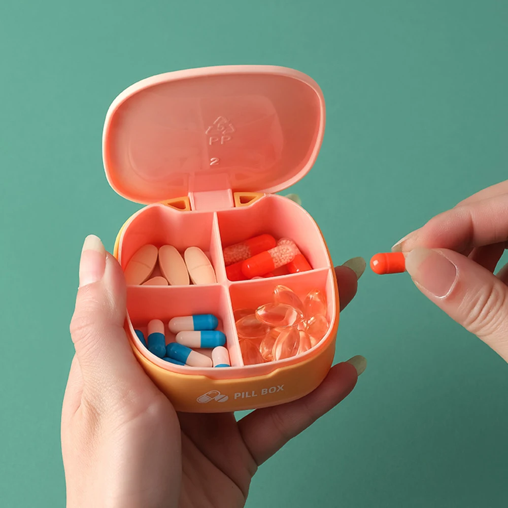 1 PCS Pill Case For Tablets 4 Gird Medicine Pill's Organizer Drug Capsule Plastic Storage Box Divider Weekly Travel Pill Cutter
1 PCS Pill Case For Tablets 4 Gird Medicine Pill's Organizer Drug Capsule Plastic Storage Box Divider Weekly Travel Pill Cutter