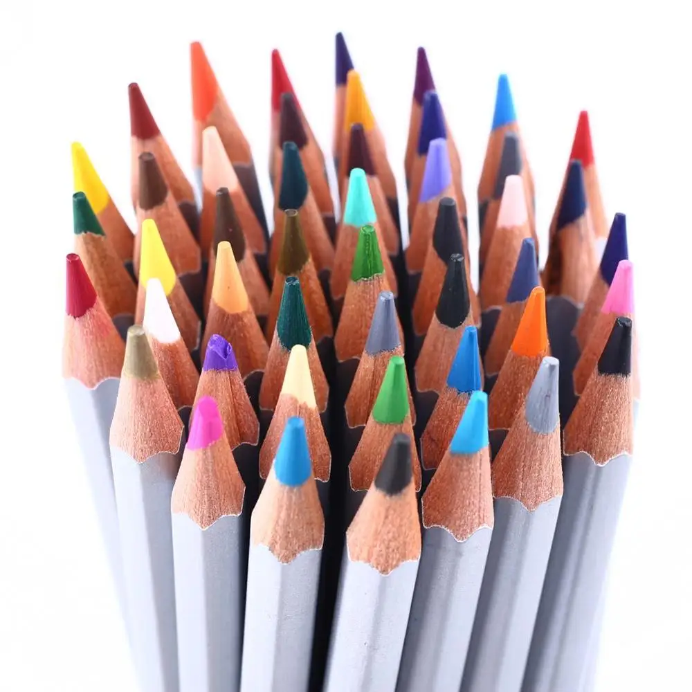 48 цветов Набор цветных карандашей Marco Raffine нетоксичный цветной карандаш