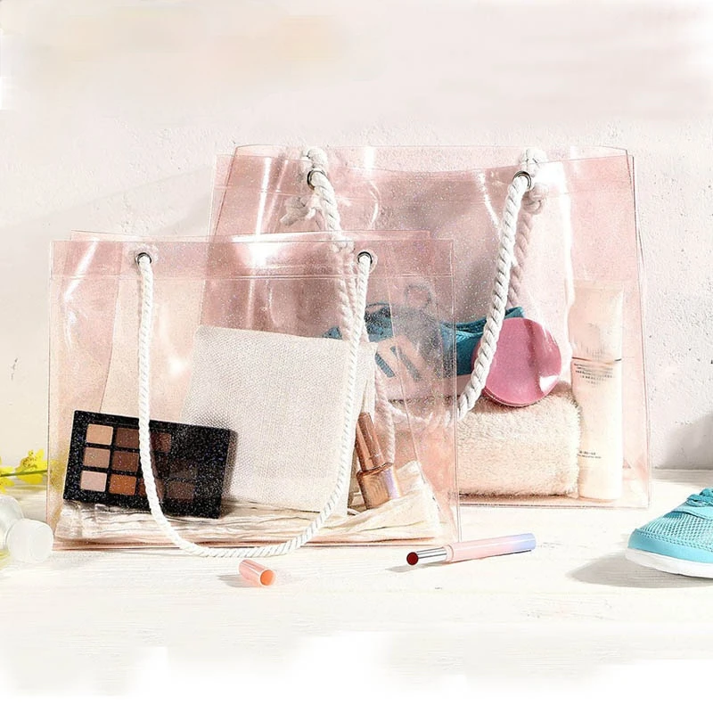 Сумка-тоут женская из ПВХ, прозрачная, для ежедневного использования
Сумка-тоут женская из ПВХ, прозрачная, для ежедневного использования