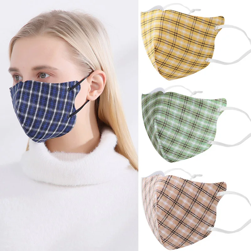 Fashion Plaid Print Face Mask Outdoor Mouth Mask Washable Reusable Mouth Cover Adjustable Breathable Masks for Adults mascarilla
Fashion Plaid Print Face Mask Outdoor Mouth Mask Washable Reusable Mouth Cover Adjustable Breathable Masks for Adults mascarilla