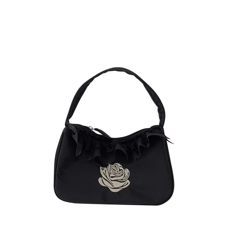 Bag girl 2021 new rose flower fairy lace bag a one-shoulder handbag in a vintage bag vintage underarm bag
Bag girl 2021 new rose flower fairy lace bag a one-shoulder handbag in a vintage bag vintage underarm bag