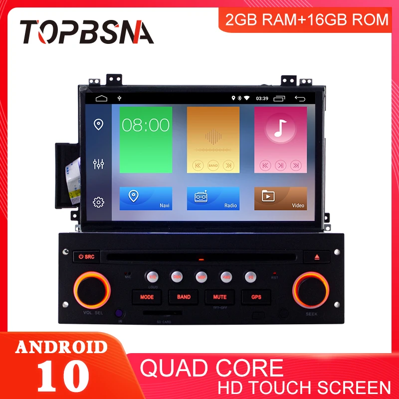 TOPBSNA 7 inch Android 10 Car DVD Player For Citroen C5 GPS Navigation 1 Din Car Radio Multimedia Wifi Stereo RDS Headunit Audio
TOPBSNA 7 inch Android 10 Car DVD Player For Citroen C5 GPS Navigation 1 Din Car Radio Multimedia Wifi Stereo RDS Headunit Audio