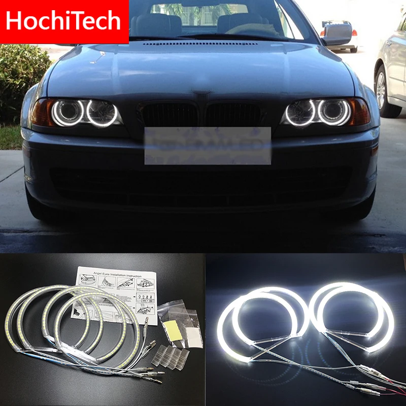 HochiTech for BMW E36 E38 E39 E46 projector Ultra bright SMD white LED angel eyes 2600LM 12V halo ring kit daytime light 131mmx4
HochiTech for BMW E36 E38 E39 E46 projector Ultra bright SMD white LED angel eyes 2600LM 12V halo ring kit daytime light 131mmx4