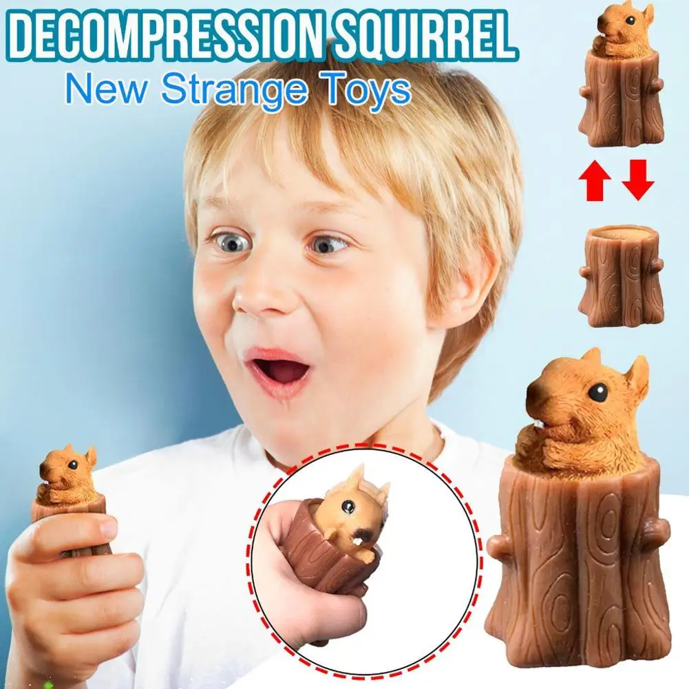 Infinite Squeeze Evil Squirrel Cup Squirrel Relaxation Pen Holder Stump Squirrel Squeeze Toy Stress Relieve Decompression Toys a
Infinite Squeeze Evil Squirrel Cup Squirrel Relaxation Pen Holder Stump Squirrel Squeeze Toy Stress Relieve Decompression Toys a