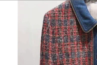 2021 Spring Summer New Women Wool Blend Coat Plaid Tweed Denim Stitching Diamond Lapel Single-breasted Short Jacket Women
2021 Spring Summer New Women Wool Blend Coat Plaid Tweed Denim Stitching Diamond Lapel Single-breasted Short Jacket Women