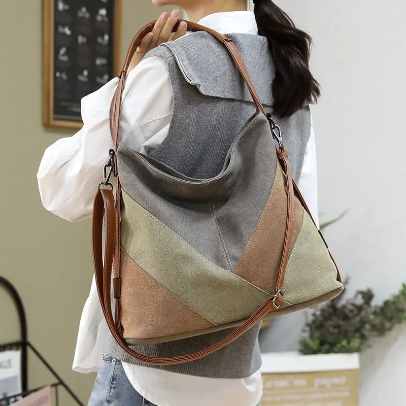 Off-Bound Women's Bags Shoulder Bag Canvas Tote Large Capacity for Women Female Messenger Bag Purse Lady Canvas Shopping Handbag
Off-Bound Women's Bags Shoulder Bag Canvas Tote Large Capacity for Women Female Messenger Bag Purse Lady Canvas Shopping Handbag