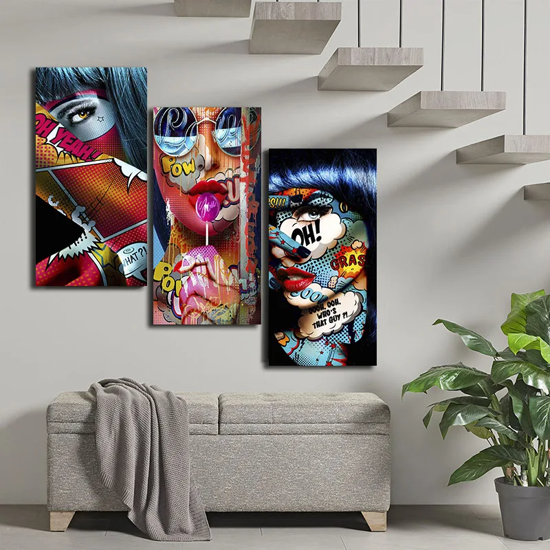 Graffiti Women Portrait Oil Painting Posters and Prints Wall Decor for Living Room Canvas Painting Wall Art Picture Home Decor
Graffiti Women Portrait Oil Painting Posters and Prints Wall Decor for Living Room Canvas Painting Wall Art Picture Home Decor