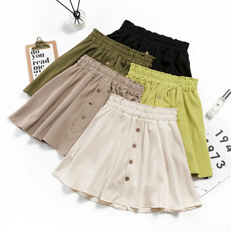 Short Skirt Women Summer Chiffon Pleated Skirt Elastic Waist High Waist Skirts Ladies Streetwear Clothes Cute A-line Mini Skirt
Short Skirt Women Summer Chiffon Pleated Skirt Elastic Waist High Waist Skirts Ladies Streetwear Clothes Cute A-line Mini Skirt
