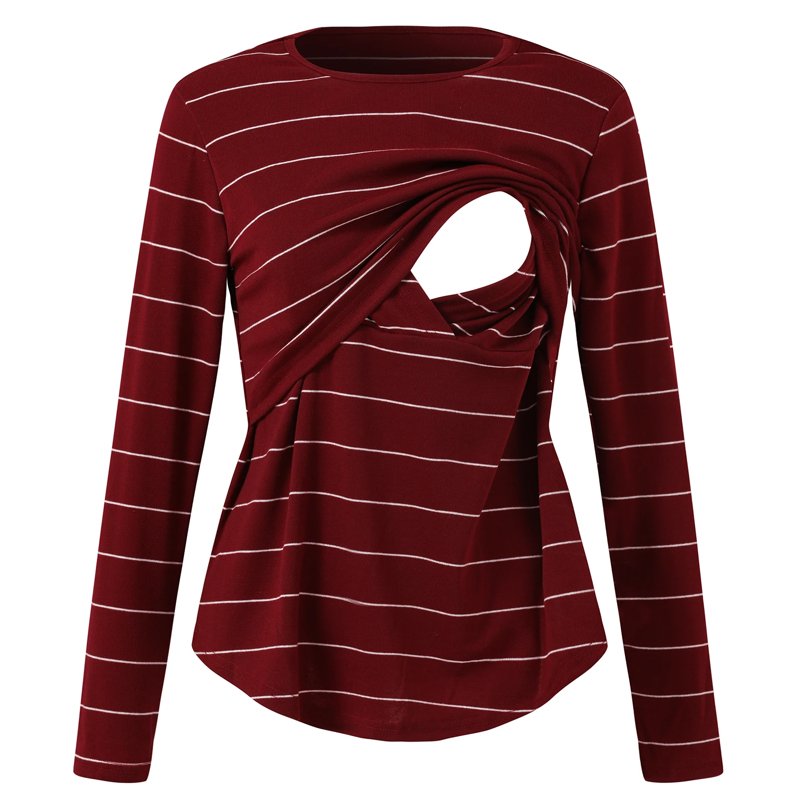 New Women Maternity T-shirt Clothes Summer Fall Long Sleeve Stripe Nursing Top Breastfeeding Shirts Pregnancy Clothes
New Women Maternity T-shirt Clothes Summer Fall Long Sleeve Stripe Nursing Top Breastfeeding Shirts Pregnancy Clothes