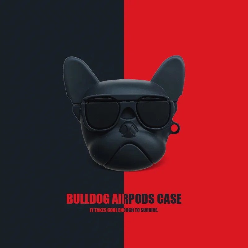 Hot 3D cute french bulldog Wireless charging silicon Cover for Apple AirPods 1 2 case for air pods pro Bluetooth Headset coque
Hot 3D cute french bulldog Wireless charging silicon Cover for Apple AirPods 1 2 case for air pods pro Bluetooth Headset coque