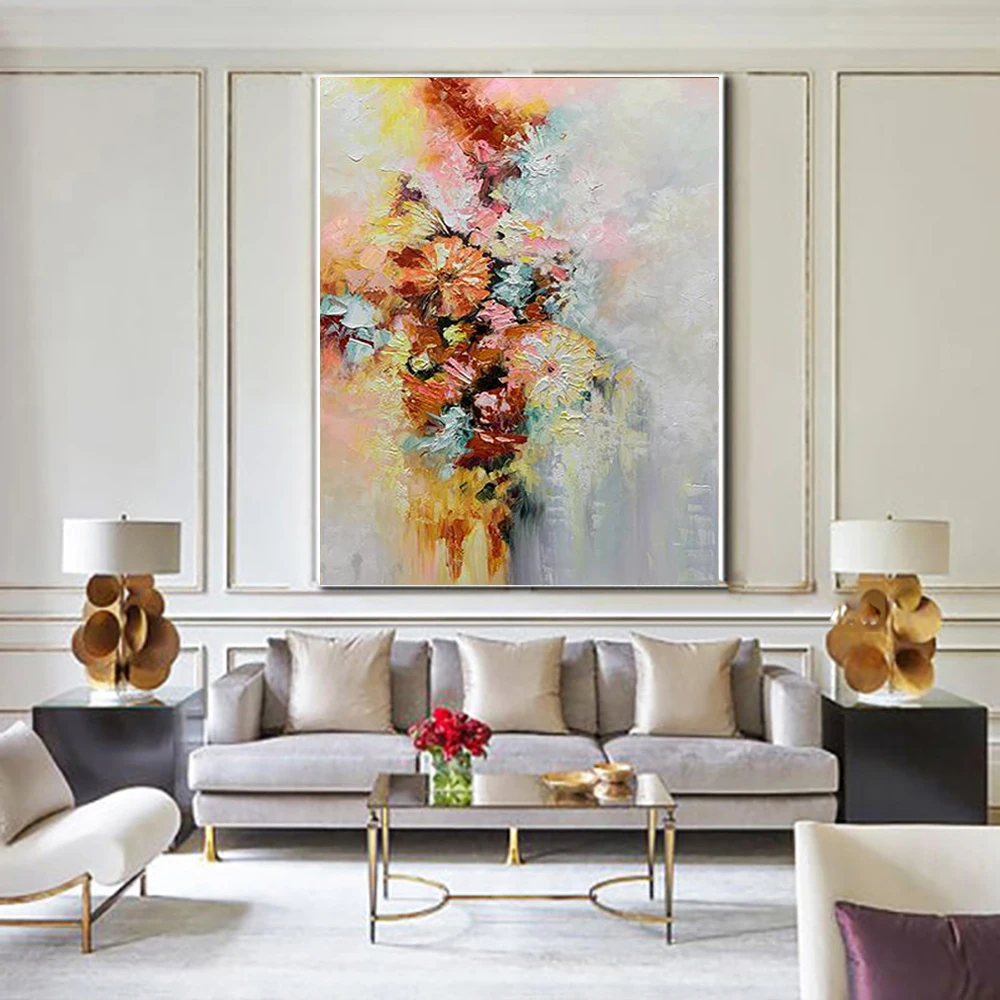 Abstract Floral Hand Painted Oil Painting Modern Wall Art Home Decoration Paintings On Canvas Handmade Artwork Mural Customized
Abstract Floral Hand Painted Oil Painting Modern Wall Art Home Decoration Paintings On Canvas Handmade Artwork Mural Customized