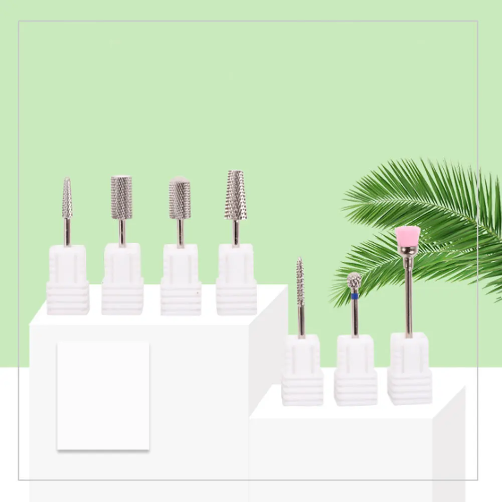7pcs Type Nail Drill Bits Manicure Machine Accessory Brush File Grinding Heads Kit For Manicure Electric Dill Cutter Nail Files
7pcs Type Nail Drill Bits Manicure Machine Accessory Brush File Grinding Heads Kit For Manicure Electric Dill Cutter Nail Files