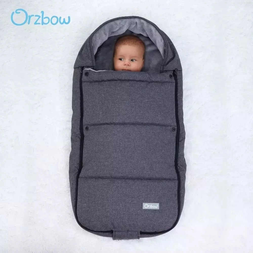 

Детский спальный мешок Orzbow для зимы, кокон для новорожденных, конверт для детской семьи, Детская накидка на ногу для путешествий