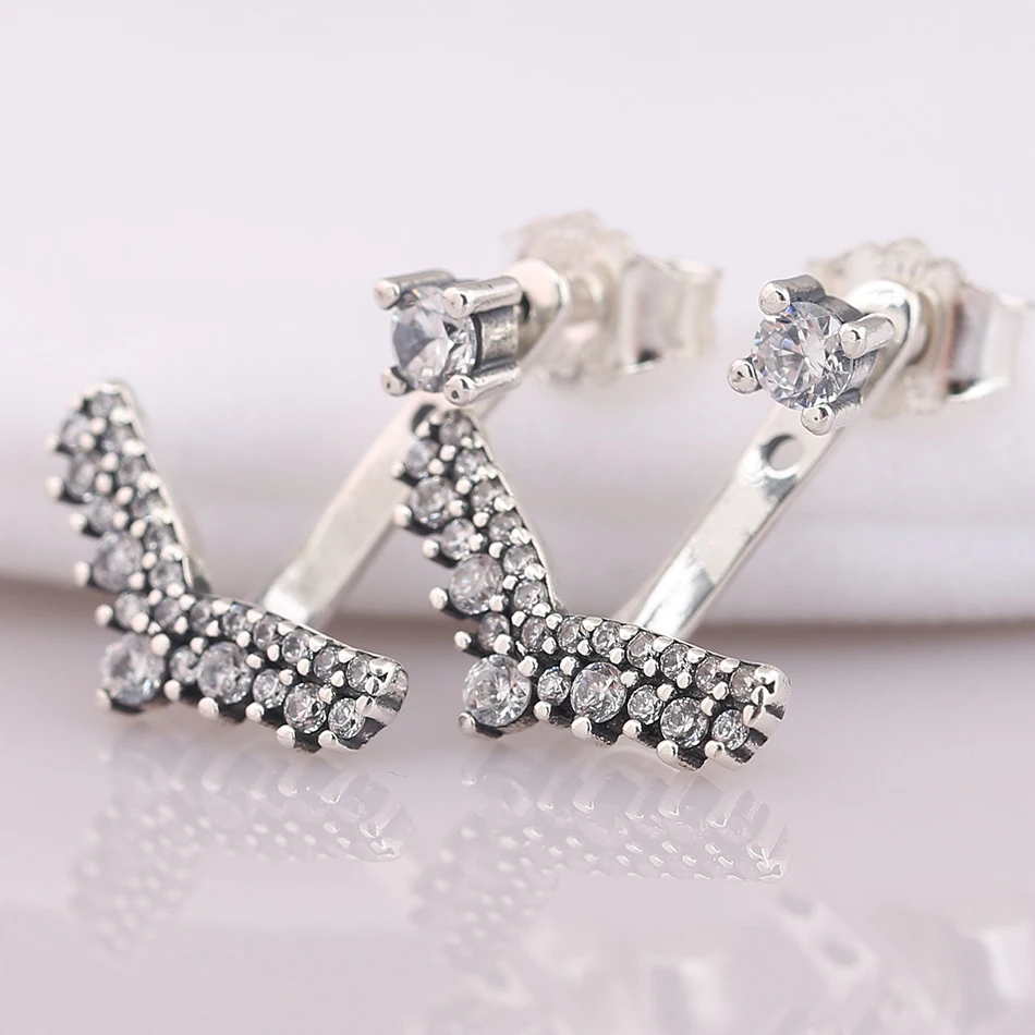 Authentic S925 Earring Princess Wish Crystal Stud Earrings For Women Wedding Gift fit Lady Jewelry
Authentic S925 Earring Princess Wish Crystal Stud Earrings For Women Wedding Gift fit Lady Jewelry
