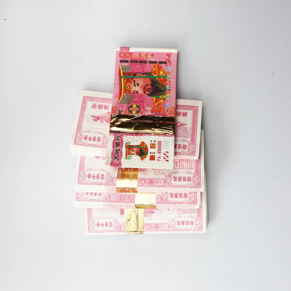 Random 90pcs/set Ancestor Money Heaven Hell Bank Notes Chinese Yuan Paper Ghost Money Paper Money Honoring Ancestors 150*75mm
Random 90pcs/set Ancestor Money Heaven Hell Bank Notes Chinese Yuan Paper Ghost Money Paper Money Honoring Ancestors 150*75mm