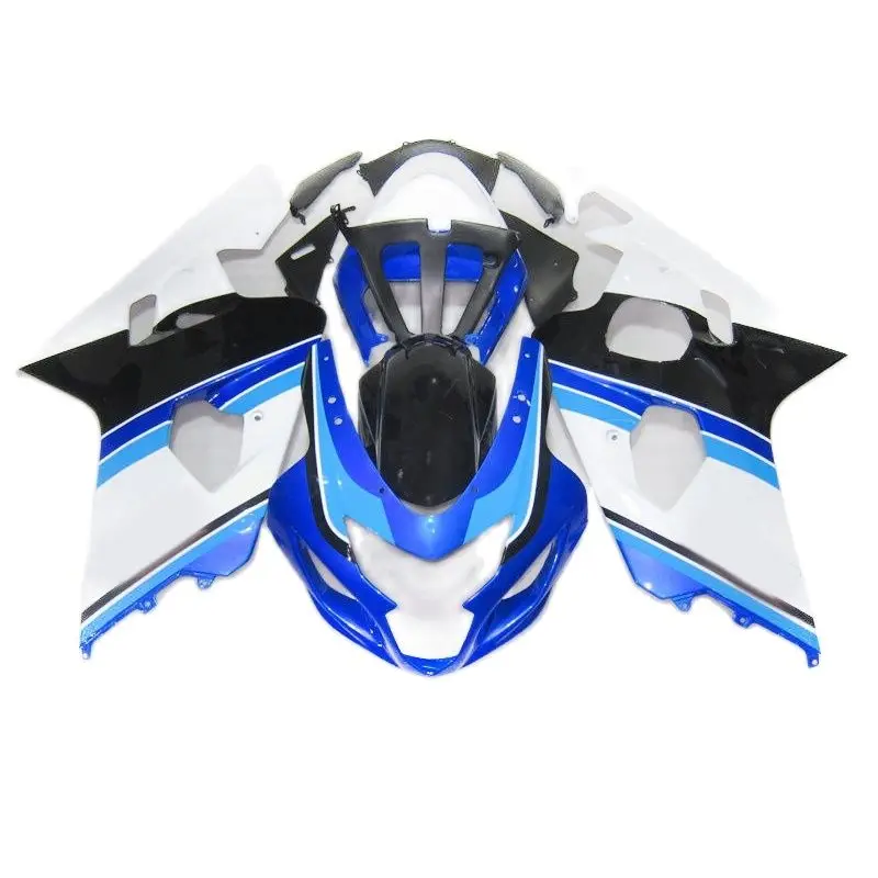 Пластиковые обтекатели для SUZUKI GSXR 600 750 2004 2005, синий, белый, черный комплект обтекателей GSXR600 GSXR750 04 05 PL238 
Пластиковые обтекатели для SUZUKI GSXR 600 750 2004 2005, синий, белый, черный комплект обтекателей GSXR600 GSXR750 04 05 PL238