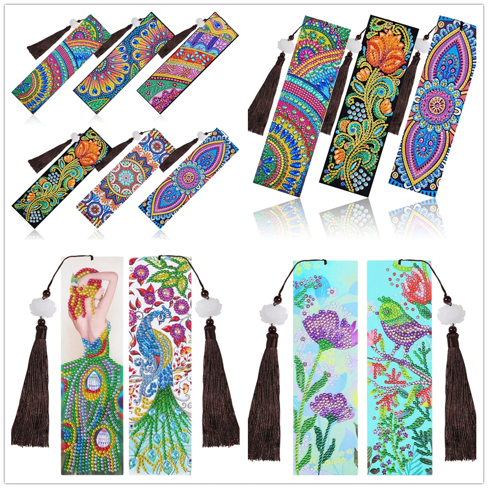 5DDIY diamond painting new exquisite leather bookmark tassel bookmark craft decoration special-shaped diamond embroidery gift
5DDIY diamond painting new exquisite leather bookmark tassel bookmark craft decoration special-shaped diamond embroidery gift