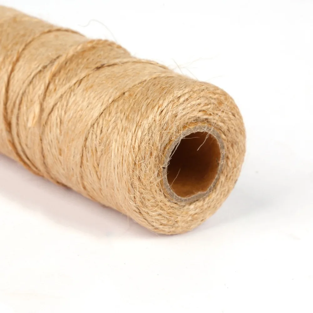 Natural 100M Jute Twine Burlap String Hemp Rope Cords Thread For Party Wedding Gift Wrapping DIY Scrapbooking Florists Craft
Natural 100M Jute Twine Burlap String Hemp Rope Cords Thread For Party Wedding Gift Wrapping DIY Scrapbooking Florists Craft